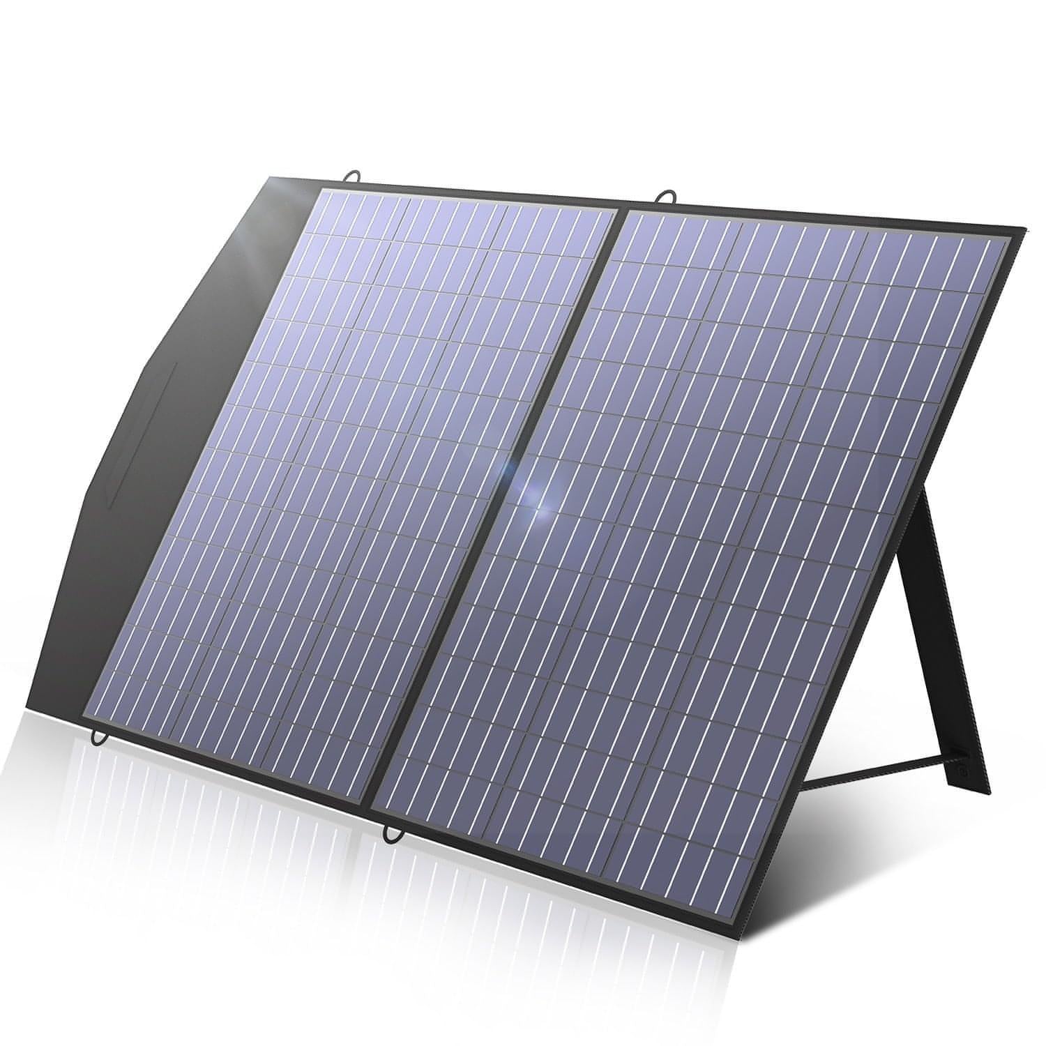 Placa Solar Portatil 60w, Plegable, Monocristalino Con Control